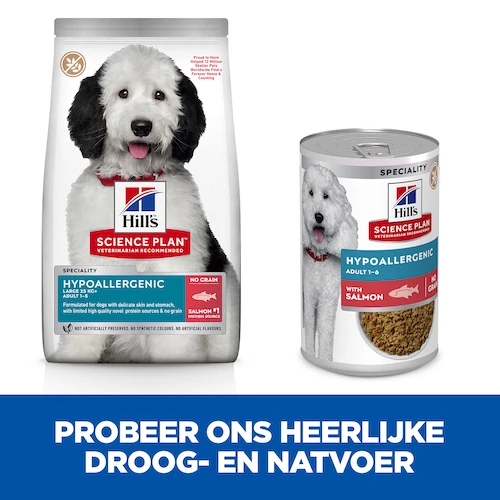 Hill's Science Plan Hypoallergenic Large Hond Met Zalm 14kg 6 Hill's Science Plan Hypoallergenic Large Hond Met Zalm 14kg - Afbeelding 4