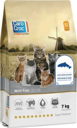 Carocroc 31/18 - Kattenvoer Met Vis - 7kg