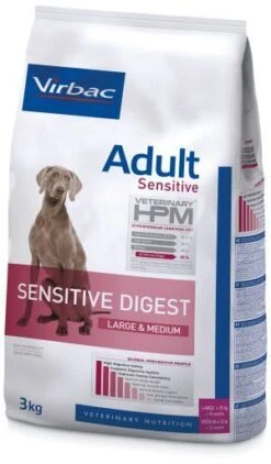 Virbac HPM Adult Sensitive Digest Large & Medium - Hondenvoer - 12kg
